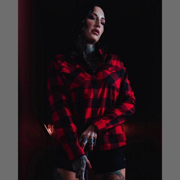 DIXXON FLANNEL - REDRUM 10 YR Flannel Shirt - Women's Large - Picture 2 of 9